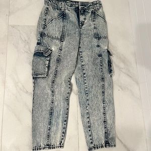 Wide-leg Cargo Pant Jeans